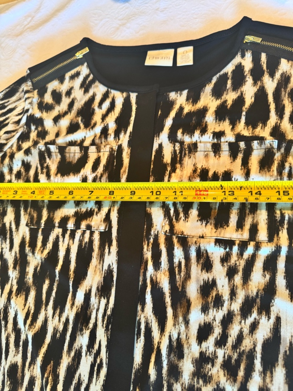 ✨ Chico’s Animal Print Button-Down Dress – Effortless Statement Style - Picture 3 of 9